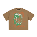 Vintage Crop Cotton T-Shirt