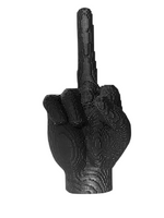 BLACK MIDDLE FINGER