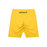 "LOGO" SCRUNCH BIKER SHORTS