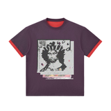 Contrast Cuff Cuffed T-Shirt