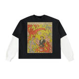 Graphic Long Sleeve Cotton T-Shirt