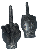 BLACK MIDDLE FINGER