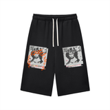 Wide Leg Three-quarter Sweatpants