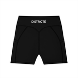 "LOGO" POCKET BIKER SHORTS