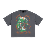 Vintage Crop Cotton T-Shirt