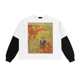 Graphic Long Sleeve Cotton T-Shirt